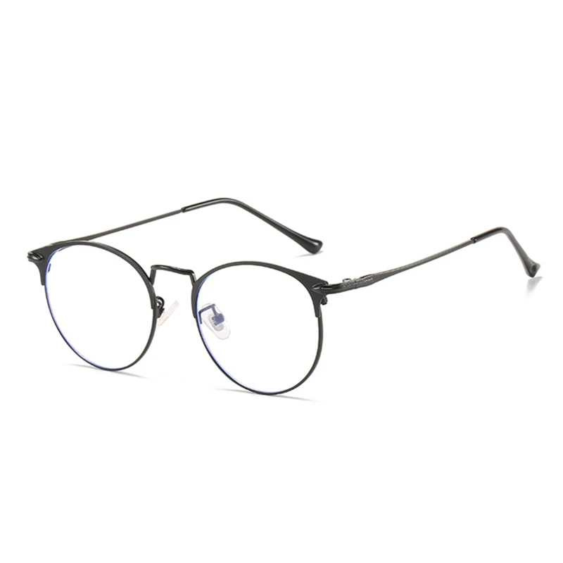 

SWOKENCE Filling Prescription -0.5 To -6.0 Myopia Glasses Customizable Men Women Elegant Metal Frame Nearsighted Spectacles F042