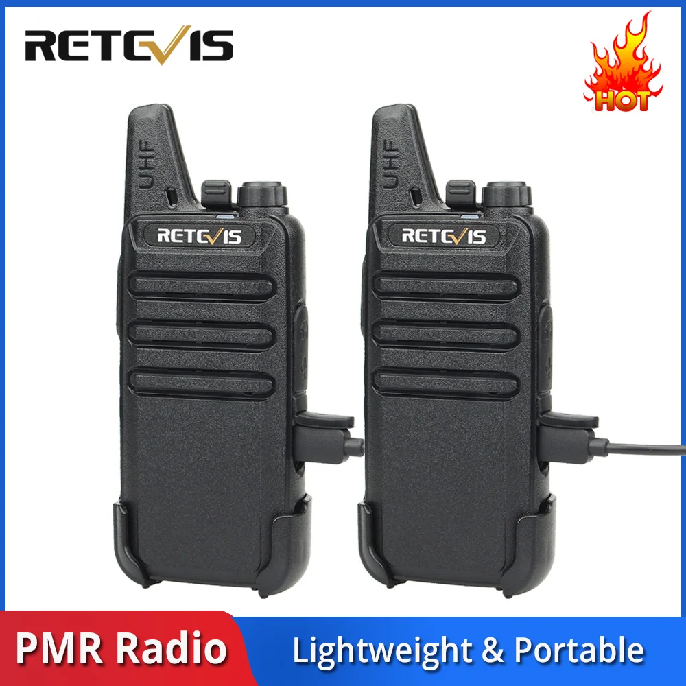2 шт. Retevis RT622 RT22 мини рация PMR радио PMR446 FRS UHF двухстороннее радио портативный VOX usb зарядка портативный приемопередатчик