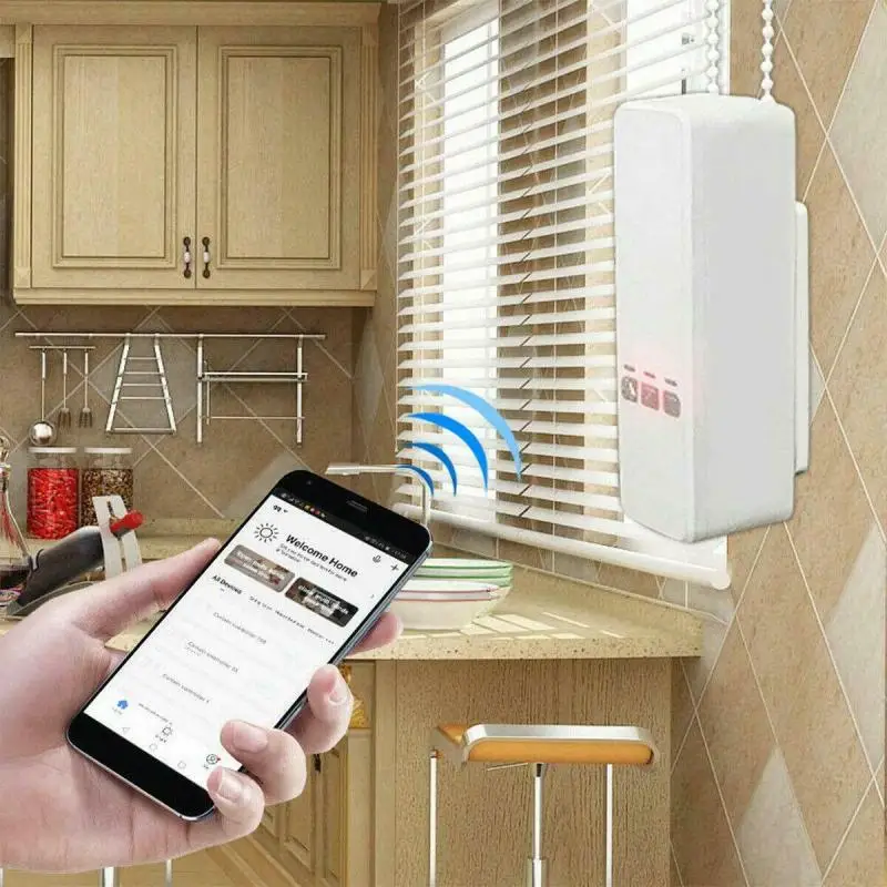 

Smart Blind Engine Motorized Chain Roller Blinds Remote Control Shade Shutter Drive Motor Work With Alexa Google Assistant Home