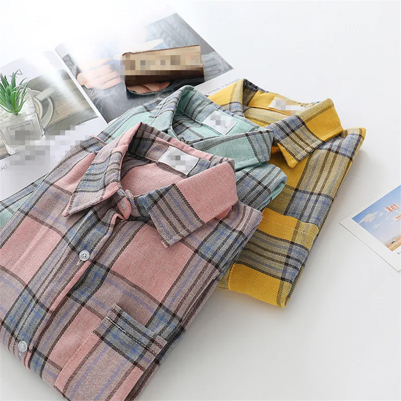 

Blouse Shirt Tunic for Women Korean Office Wear Womans Tops Clothing Fashionable Button Turn-Down Collar Cotton Tops-for-Women