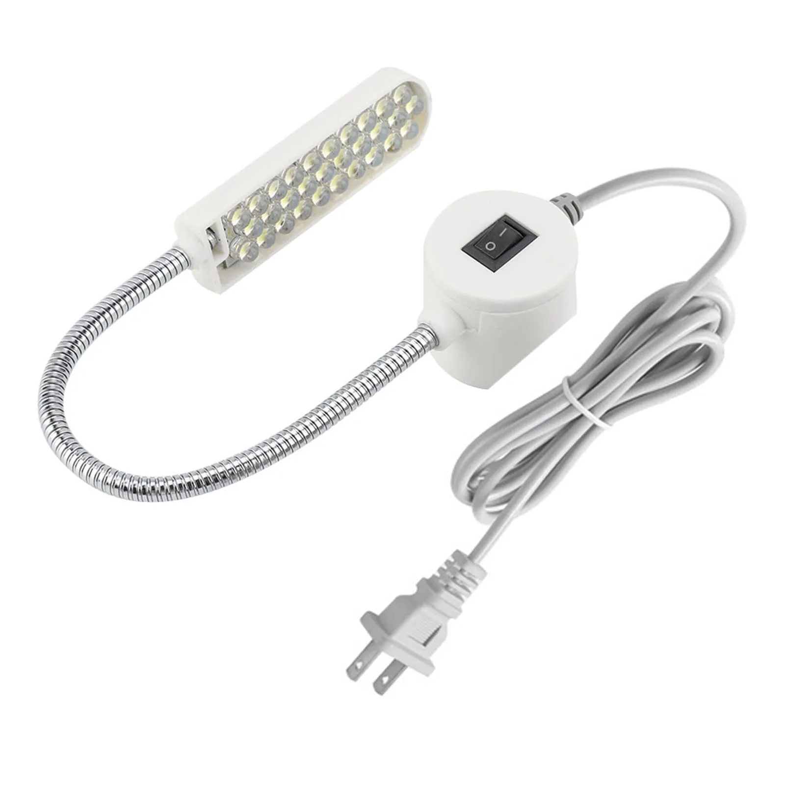 

Новый швейная машина светильник 30 светодиодов швейная машина светильник Рабочая лампа с «гусиной шеей» и магнитным основанием EU Plug 220V дроп...