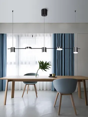 

Post-modern Golden/Black LED pendant lights luxury living room long hanging lamp Nordic restaurant bedroom home deco fixtures