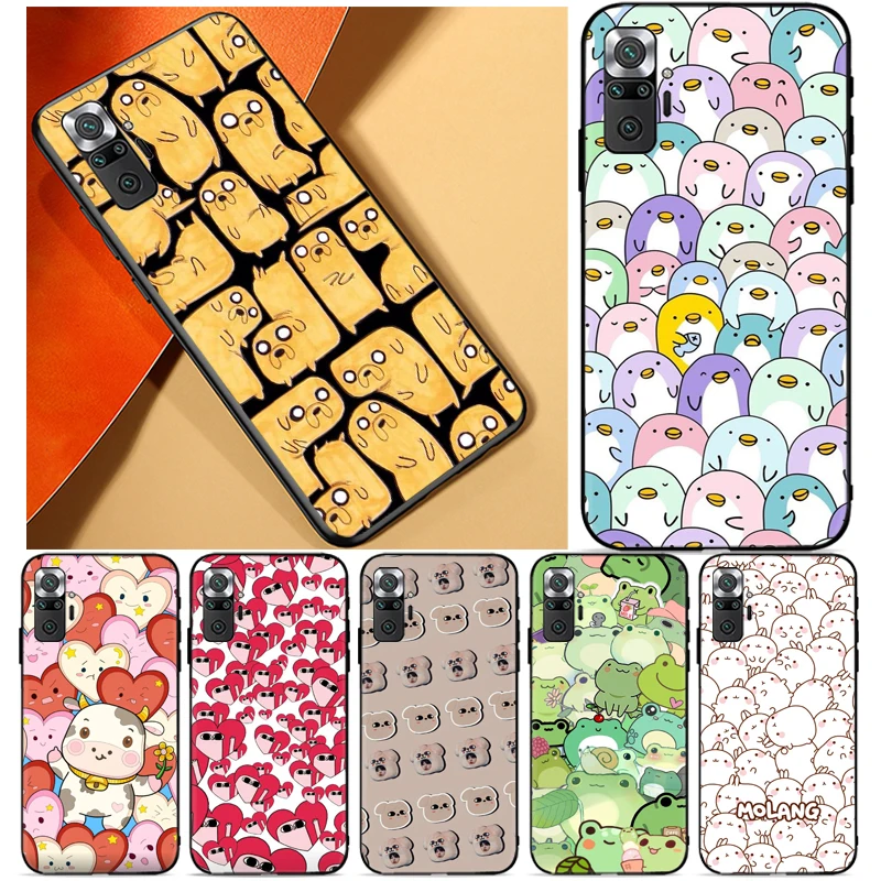 

Cartoon Cute Bunny Dog Elf Phone Case For Xiaomi Redmi Note 10 Pro Max 10X 5G 4G Soft TPU Funda Cases Carcasa Back Cover