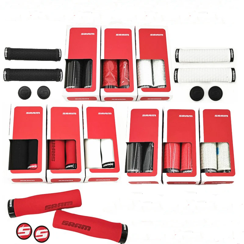

SRAM LOCKING GRIPS CONTOUR FOAM Red/Black Clamp White/Black Clamp 129mm/129mm Available in multiple color combinations