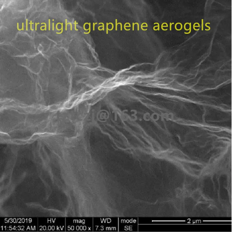 Ультралегкий графиновый аэрогель/высокоэластичный аэрогель/дофицированный
