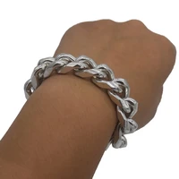mens hip hop punk rock bracelet trendy chain bracelets for men women jewelry gift