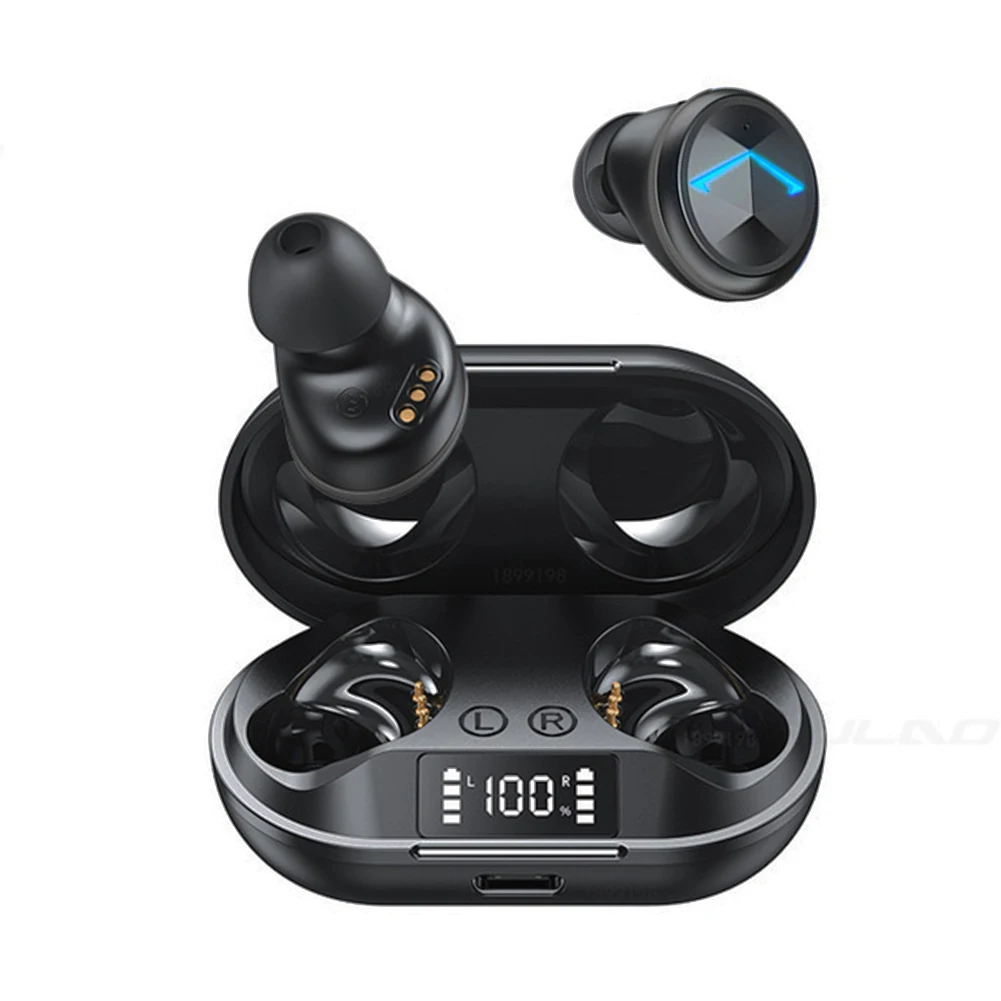 

C6 Wireless Earphones Bluetooth Headphones 5.0 Noise Cancelling Earbuds Sport Running Mini Headsets HD Call For All Smart Phone