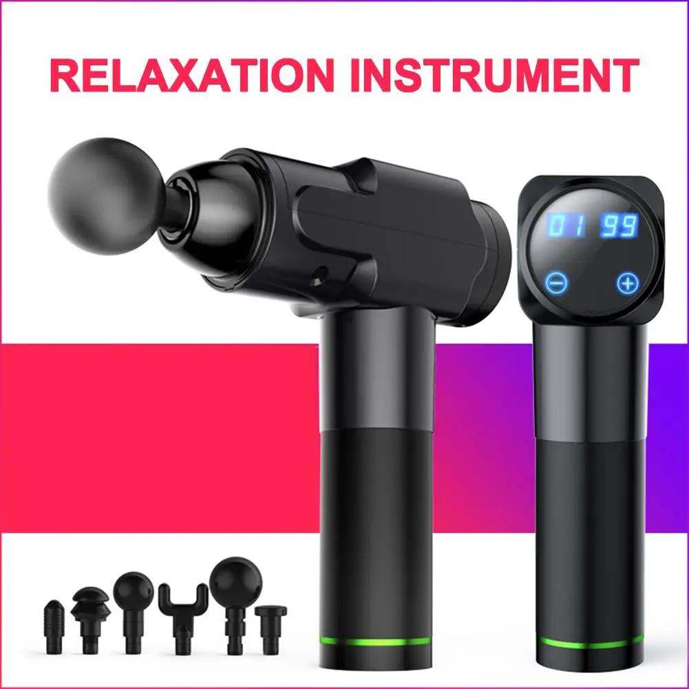 

Professional Electric Muscle Massager Therapy Fascia Massage Touch Button Tissue Massager With Storage Box Dropshipping