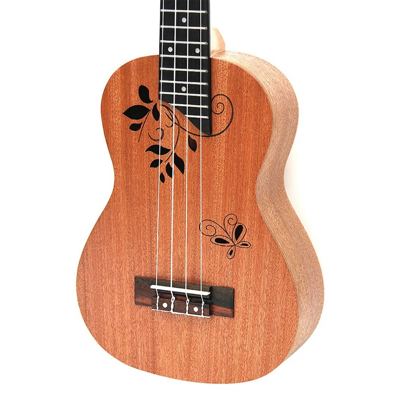 23 inch Ukulele Concert Inch 17 Frets Mahogany 4 String Acoustic Beginner Hawai Guitar |