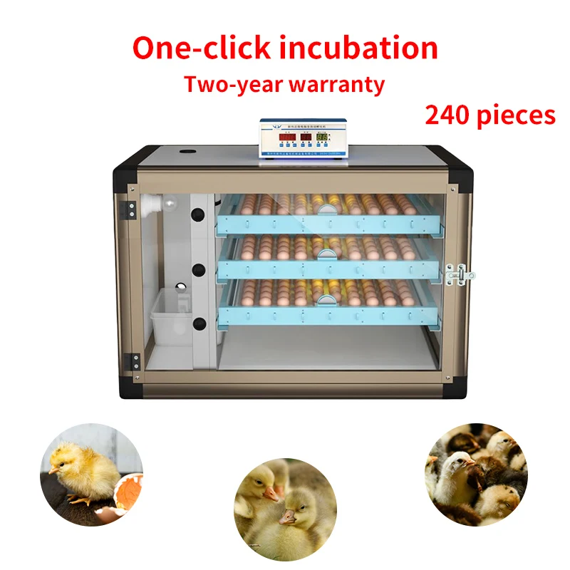 

Farm Brooder Chicken Hatchery Incubator Machine 240 Eggs Incubator Hatchers Automatic Eggs Bird Quail