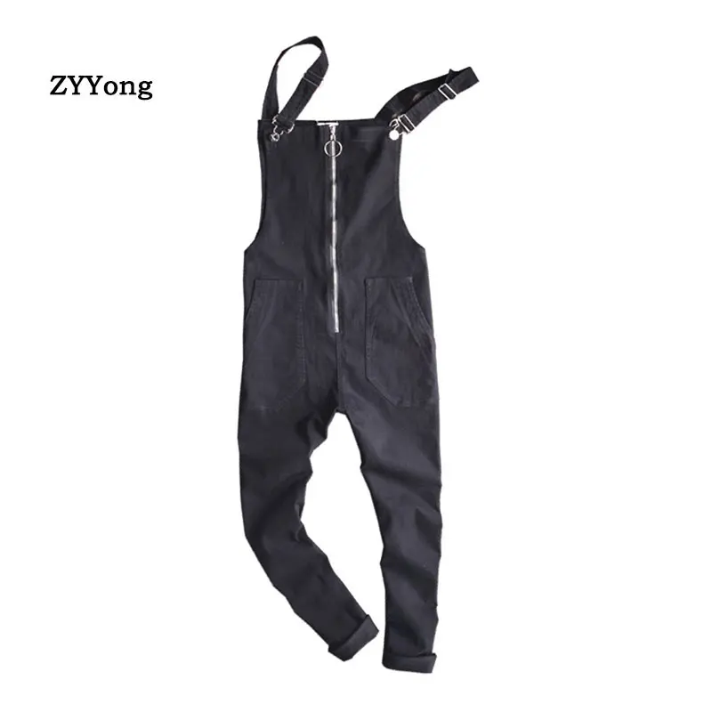 Новинка 2020 мужской свободный комбинезон с карманами на молнии в стиле хип-хоп