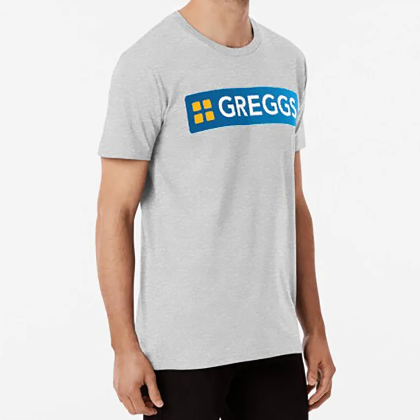 Greggs футболка greggs логотип sayers пекарня пасти на вынос донос пицца хижина