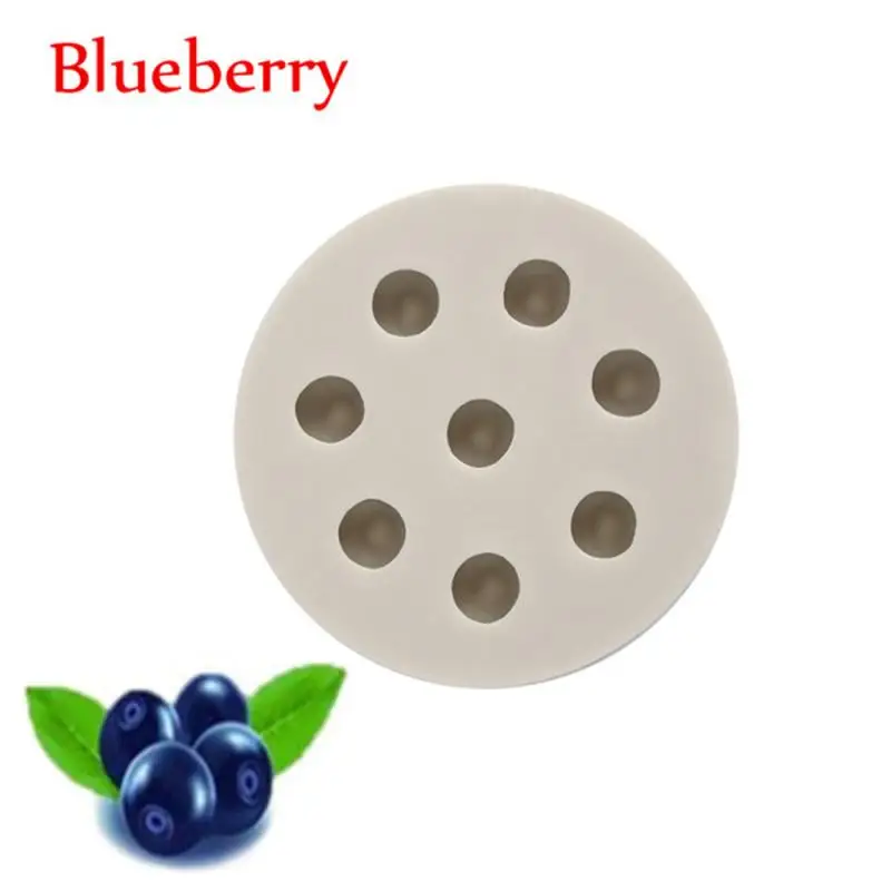 

Fruit Blueberry Mulberry Silicone Mold Fondant Ice Cream Chocolate Jelly Candy Scented Candle Resin Mold Cake Decorating Tool