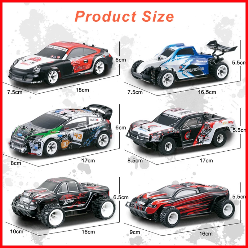 WLtoys 1:28 RTR Радиоуправляемый автомобиль 2 4G 4WD 4 канала 30 км/ч гоночный для дрифта