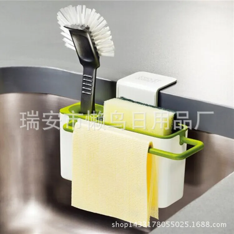 Кухонные принадлежности полка для хранения на присоске сливных раковин Чистящая