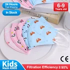 FFP2 детские маски, 5 слоев, Mascarilla FPP2, Homologada, детские, От 6 до 9 лет KN95, FFP2mask, респиратор, маскарадные маски для детей