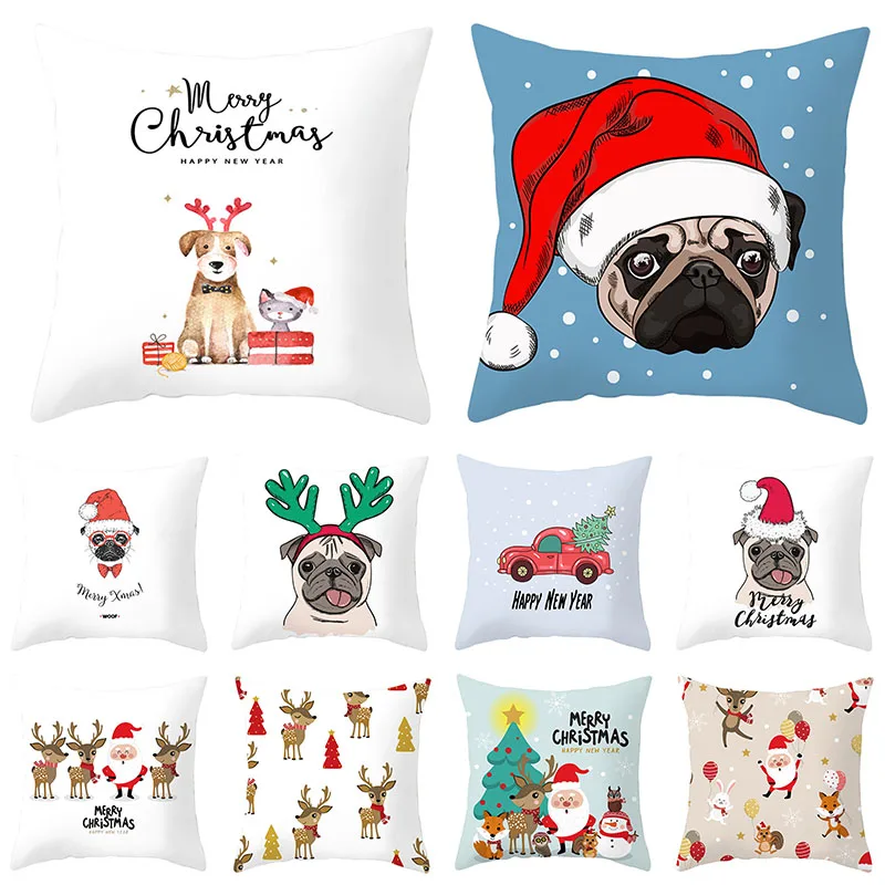 Домашнее украшение Рождественское милый мультяшный узор полиэстер лаконичный