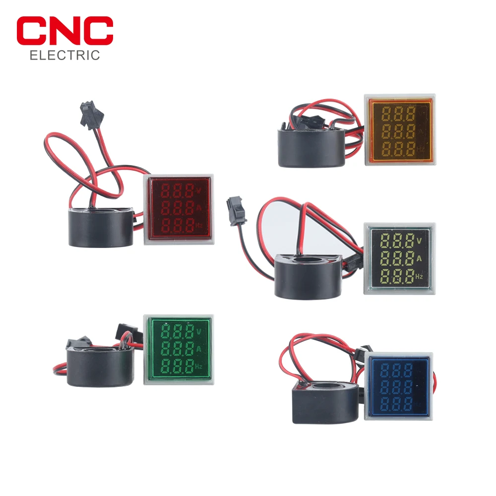 Цифровой вольтметр амперметр квадратный с светодиодный дисплеем - купить по