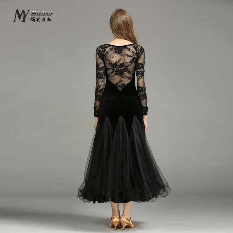 Новый Стандартный Вальс Танго гладкое латинское бальное платье для соревнований