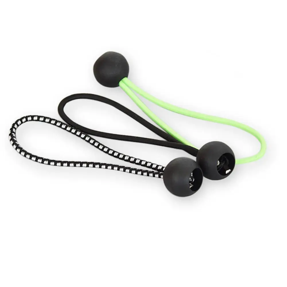 New Plastic Bead Cord Ends Lock Stopper Elastic Rope Bungee Ball Jewelry Bracelet Bag Make Sewing Parts Hair Braid Black 10pcs - купить по