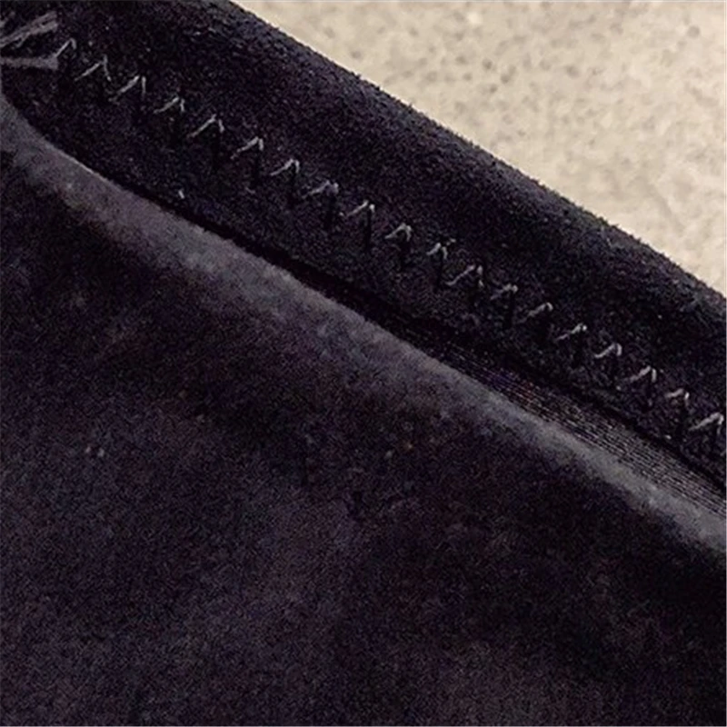 Женские ботильоны с высоким берцем ENPLEI повседневные кроссовки из нубука ботинки