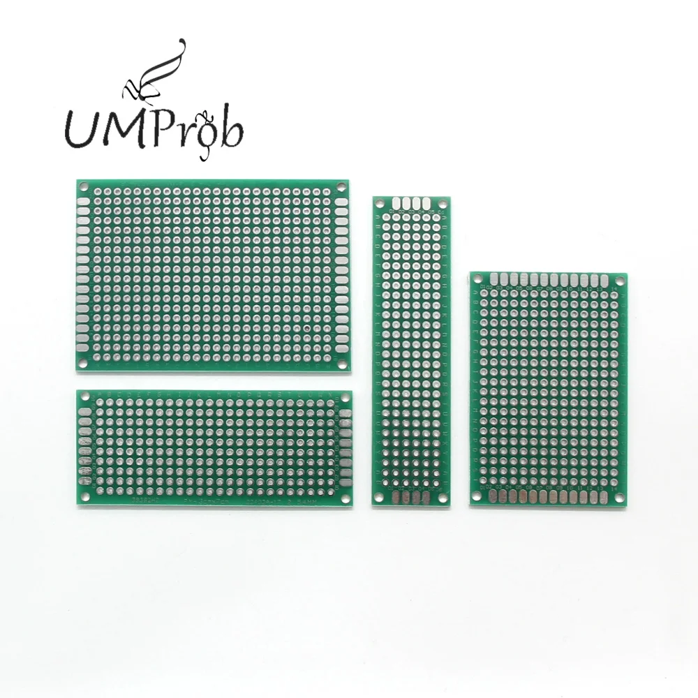 Печатная плата универсальная плата 5x7 4x6 3x7 2x8 см двухсторонний медный прототип печатной платы универсальная плата для arduino DIY KIT школа образование лаборатория