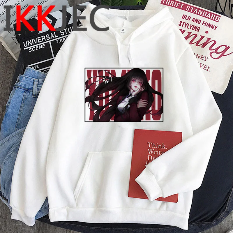 

Kakegurui hoodies men plus size printed hip hop Ulzzang male hoody streetwear