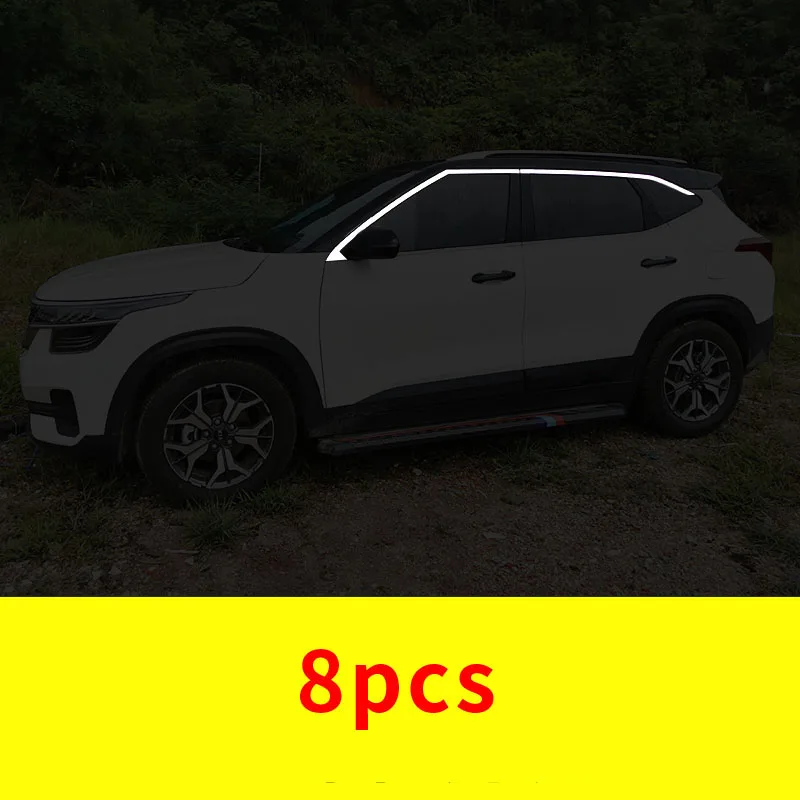 Для KIA seltos 2020 формовка окон из нержавеющей стали Decorativ KX3|Хромирование| |