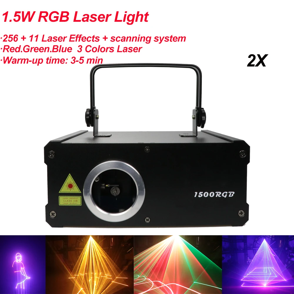 2 шт./лот светодиодный RGB-луч сканирующий лазерный эффект сканер звуковой