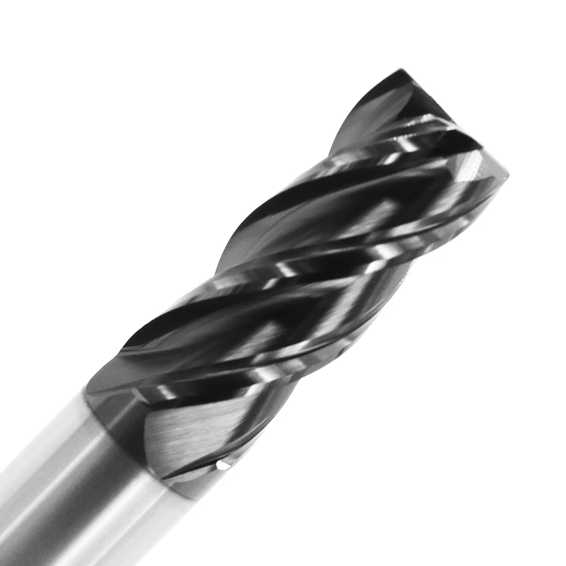 5Pcs HRC45 6mm Milling Cutter Tool 4 Flute Tungsten Cobalt Alloy CNC Machine/Lathe TiCN Coating | Инструменты