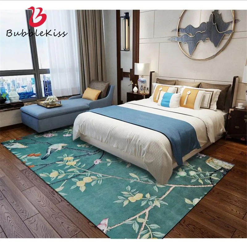 Европейский и американский стиль ветер ковер с цветочным узором ковры для