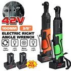 Гайковерт ударный аккумуляторный, 38 нм, 42 в, дюйма, с 2 литий-ионными аккумуляторами