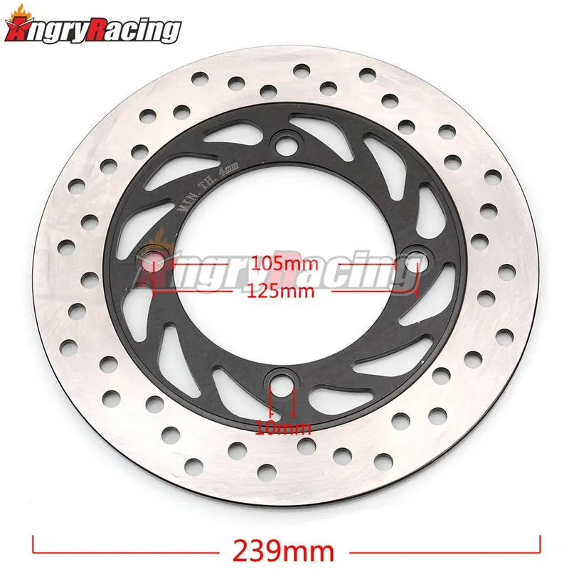 Задний тормозной диск ротора для Honda NSS 250 Forza CB400 CB 1 CB500 CB750 CB900 Hornet 919 CBR250 PS250 NSS250 FES250