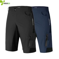 wosawe breathable mens mtb bike shorts rain repellent bicycle bottom padded underwear downhill cycling underpants clothing