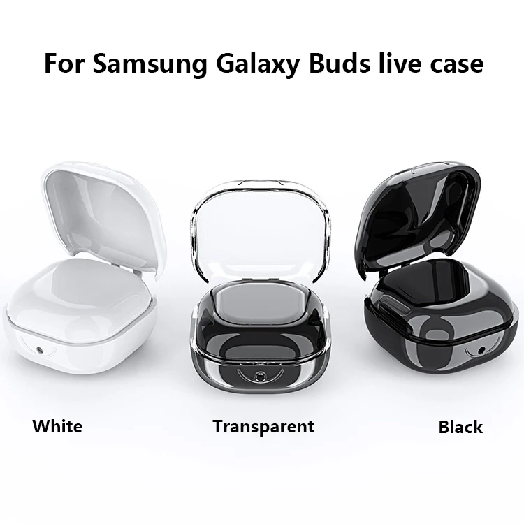 

Чехол для наушников из поликарбоната Samsung Galaxy Buds Live, прозрачный чехол для Galaxy BudsLive, защитный чехол для гарнитуры, аксессуары для наушников