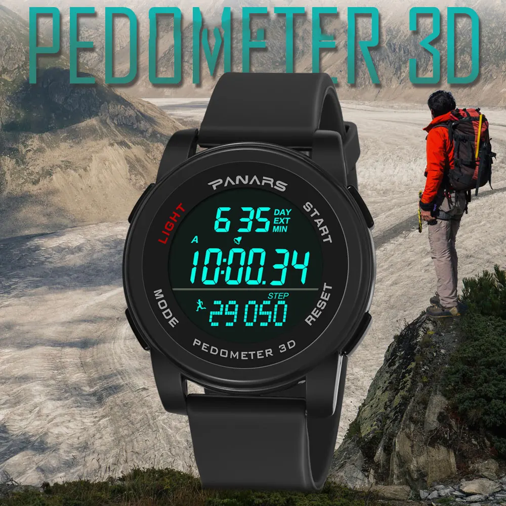 

SYNOKE Men Sport Digital Watches LED Display Waterproof Stop Watch Relogio Masculino Pedometer Alarm Clock Electronic Watch Men