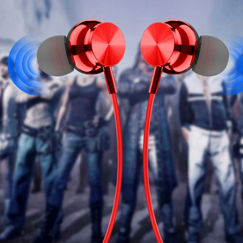 Горячая 3c-металлическая Магнитная Bluetooth 5 0 гарнитура Мобильная Беспроводная с