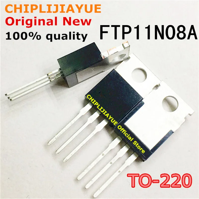 Новый и оригинальный чипсет IC FTP11N08A TO220 FTP11N08 11N08 11N08A TO-220 20 шт. | Электронные