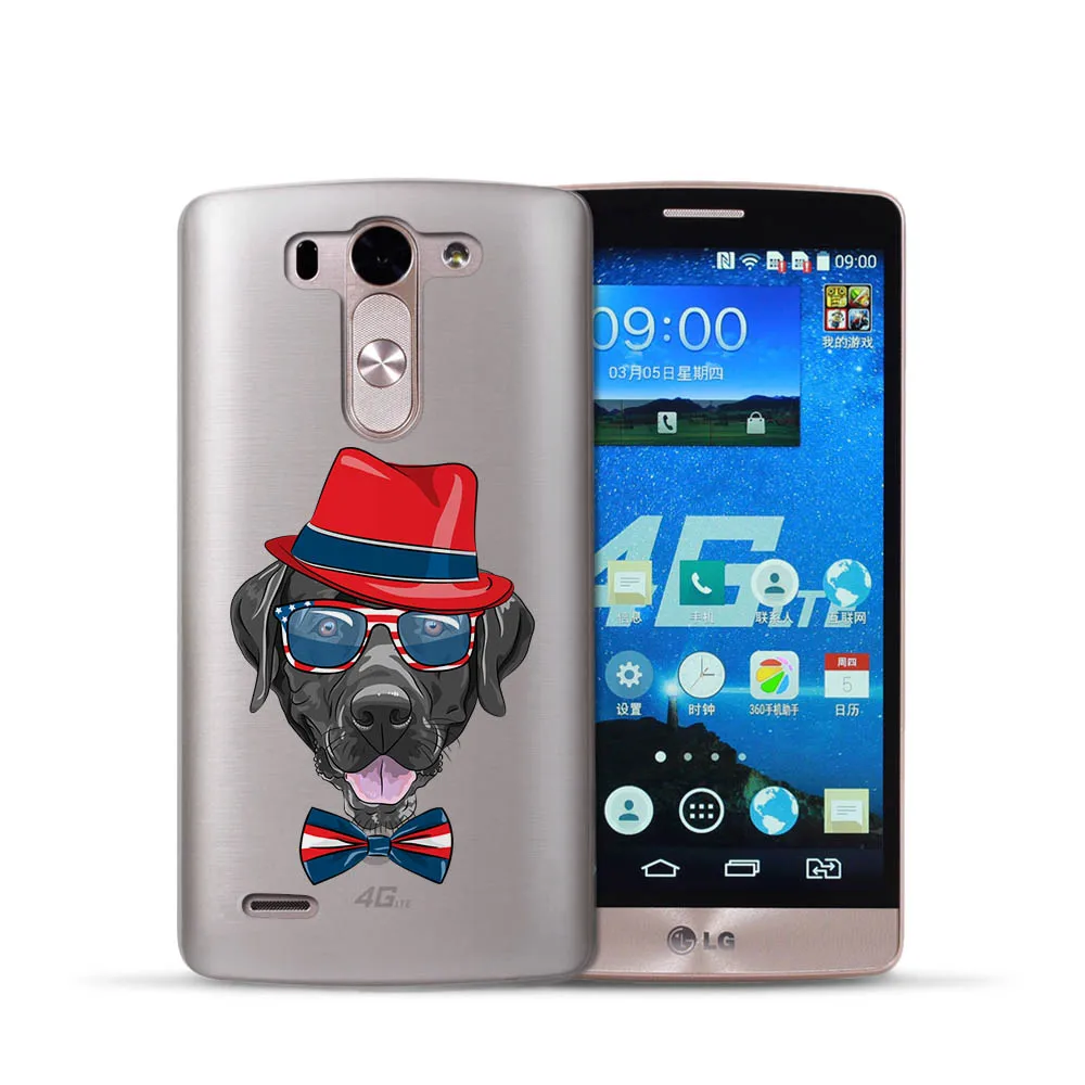Забавный мультяшный кот собака чехол для телефона Lg X screen Q6 Q8 G5 G6 K4 K10 K8 2018 power 2