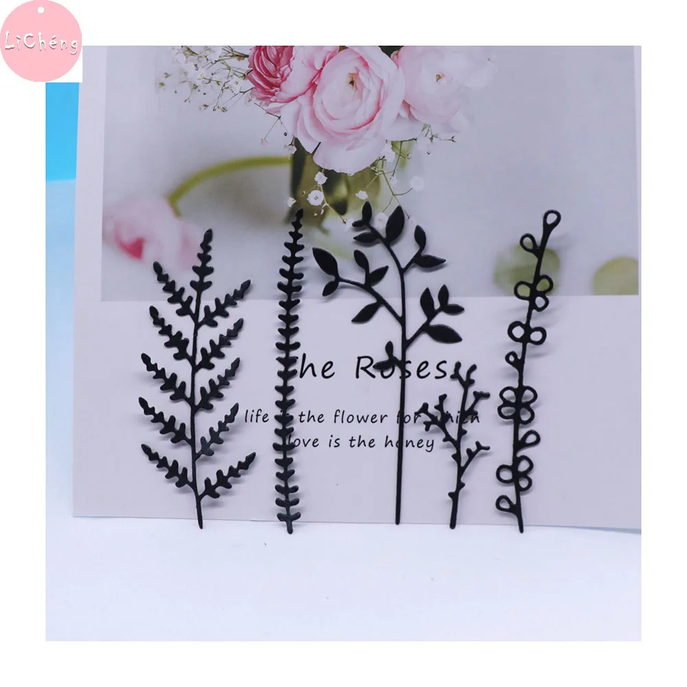 Филиал металлический Трафаретный вырубной штамп Скрапбукинг фотоальбом