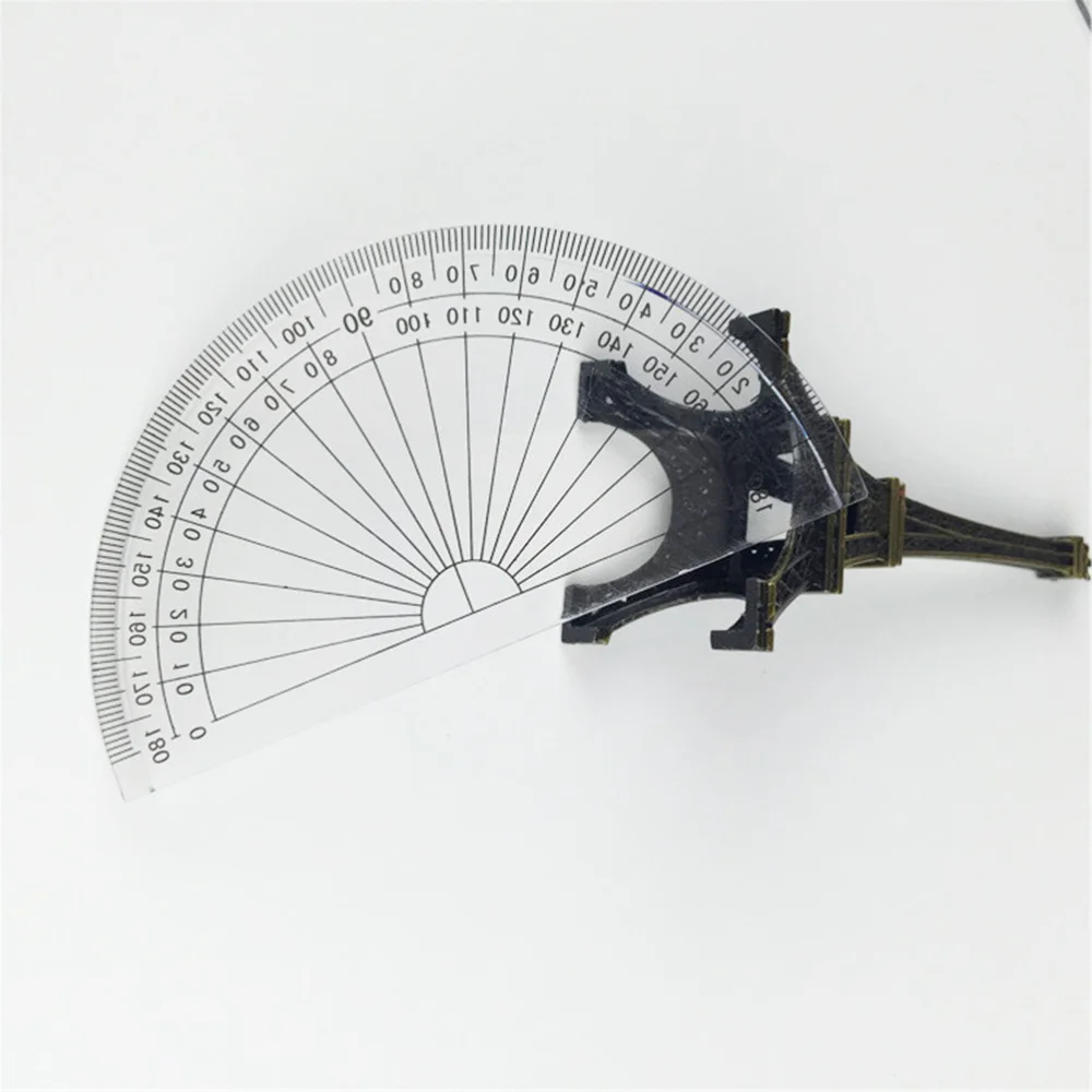 

20 Pcs 4 Inch 10cm 180 Degrees Protractor for Angle Measurement School/Office/Student Math (Transparent)