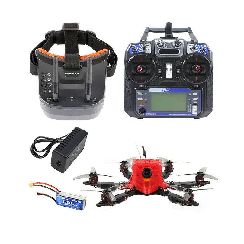 

X6 175 мм Рамка Flysky TX FPV очки F4 Pro Контроллер полета Встроенный OSD BEC MT1204-5000kv мотор 3016 реквизит 1200TVL FPV Камера