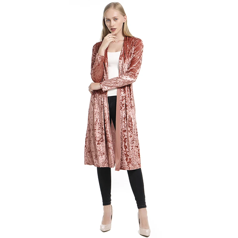 Женский Тренч 2019 Модный повседневный новый длинный плащ с длинными рукавами