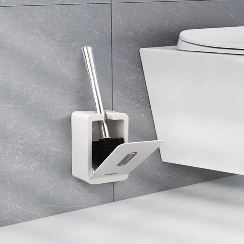 Настенная щетка для чистки туалета с мягкой щетиной набор ванной комнаты