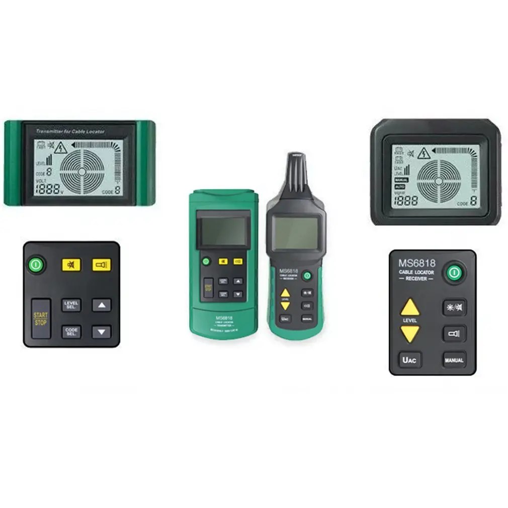 Professional MY6818 AC/DC 12-400V Cable Tester Tracker Finder Wire Short Circuit Breaker Fault Detector Metal Pipe Locator | Инструменты