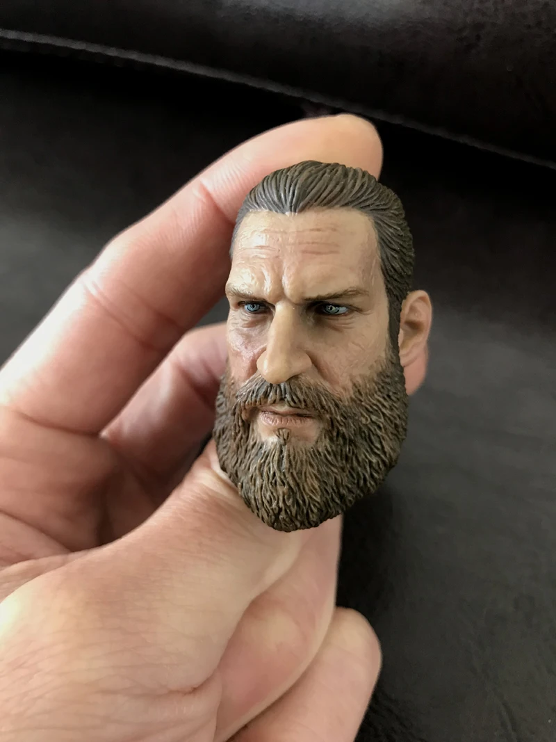 Estartek 1/6 уплотнение Commando Head Sculpt PMC утка язык крышка для 12 дюймов Фигурка DIY - Цвет: head only