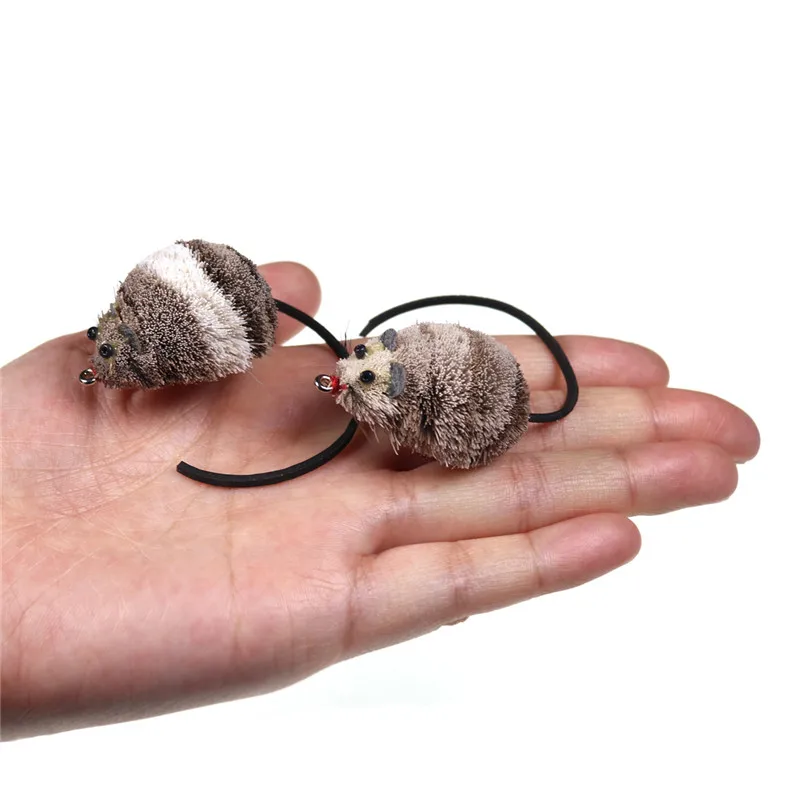 1 шт. винтажная искусственная приманка в форме мыши с крючком практичная для