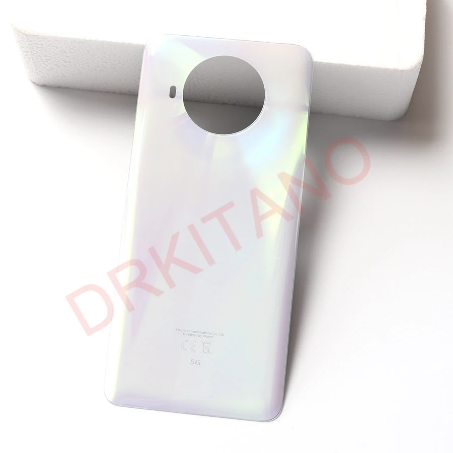 Оригинальная новая Задняя стеклянная крышка для Xiaomi Mi 10T Lite аккумулятора панель