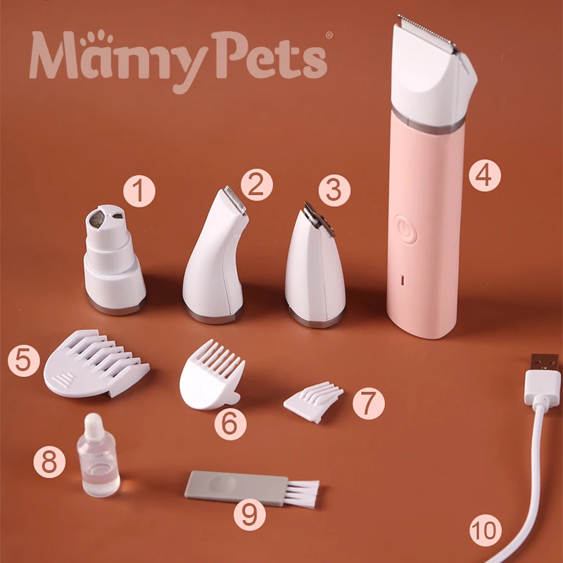 

MAMY PETS Dog Shaver Pet Waterproof Electric Trimmer Dog Hair Clipper To Shave Feet Professional Cat Cutter Machine Shaver