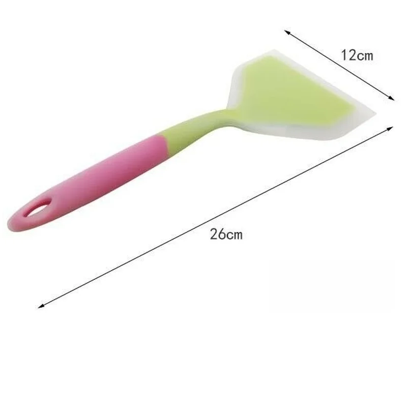 

Kitchen Silicone Spatula Cooking Scraper Turners Heat Resistant Non StickFood Lifters Meat Egg Wide Pizza Shovel Baking Tool